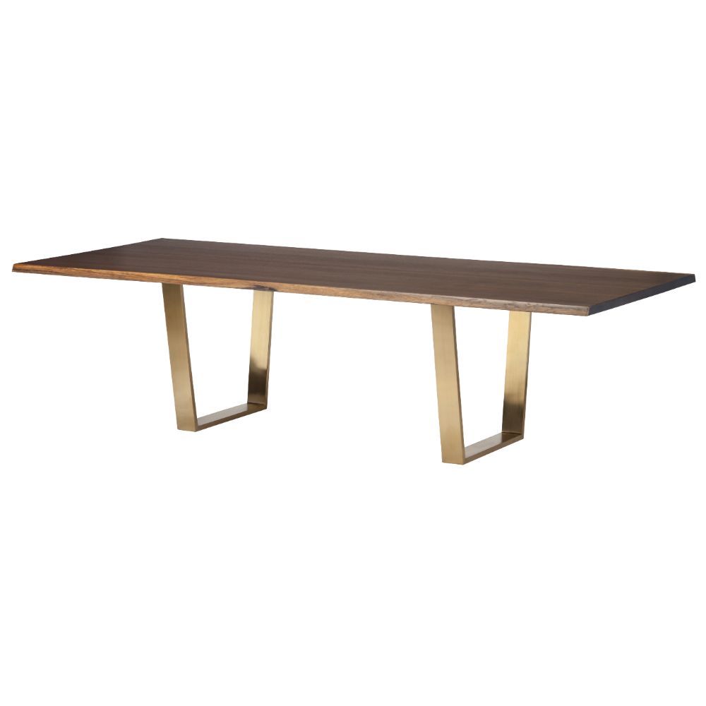 Nuevo HGSR485 VERSAILLES DINING TABLE in SEARED